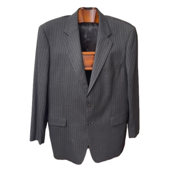 Brooks Brothers Wool Sport Coat Gray Pinstripe 44L - Picture 1 of 8